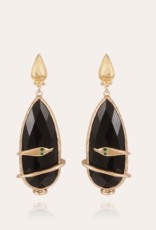 GAS Bijoux Earrings - Serti Goutte Snake