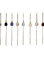 Bo Gold Oorbellen - Goud - Onyx