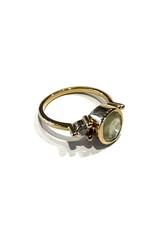 Bo Gold Ring - Gold - Prehnite - Diamond