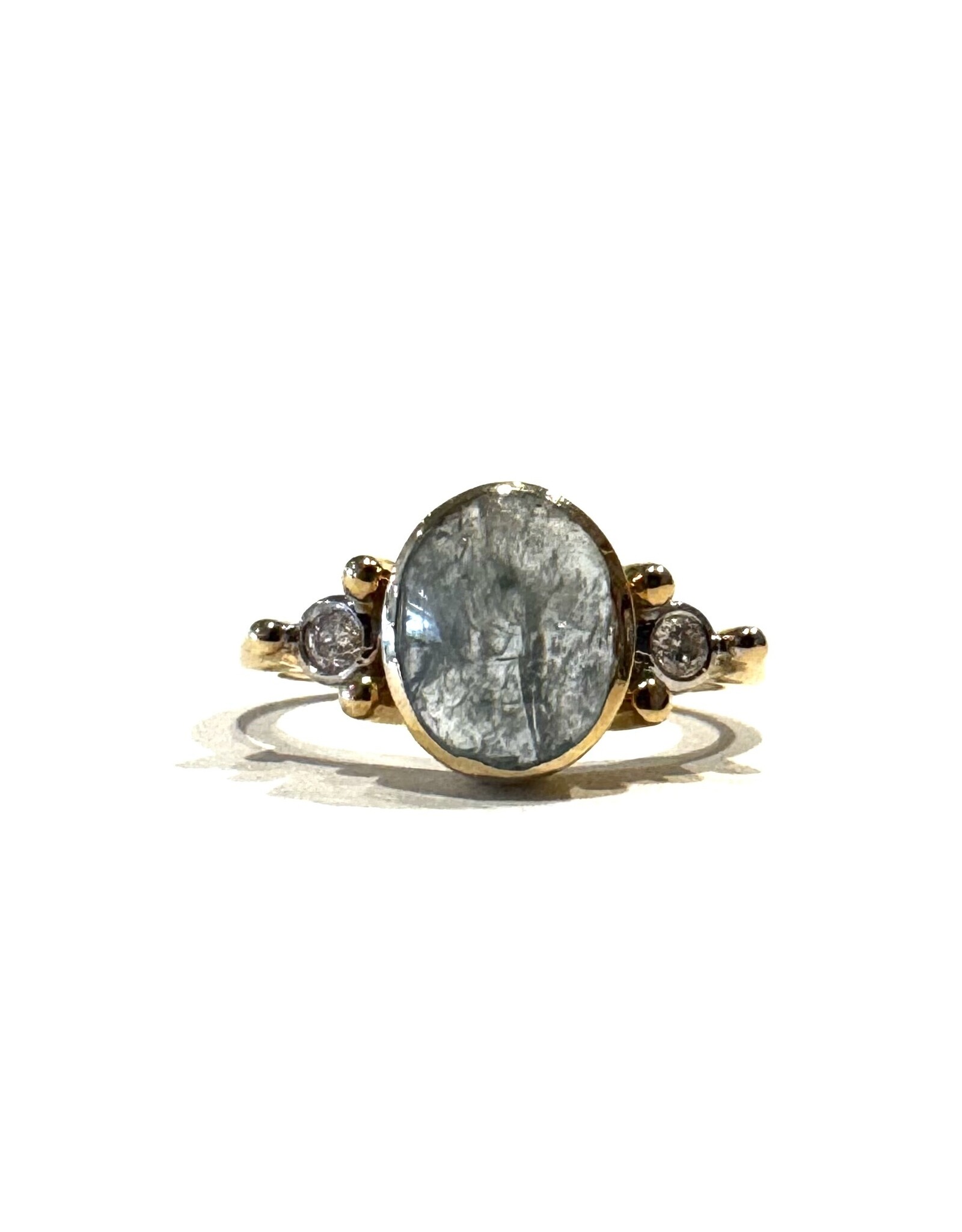 Bo Gold Ring - Gold - Kyanite - Diamond