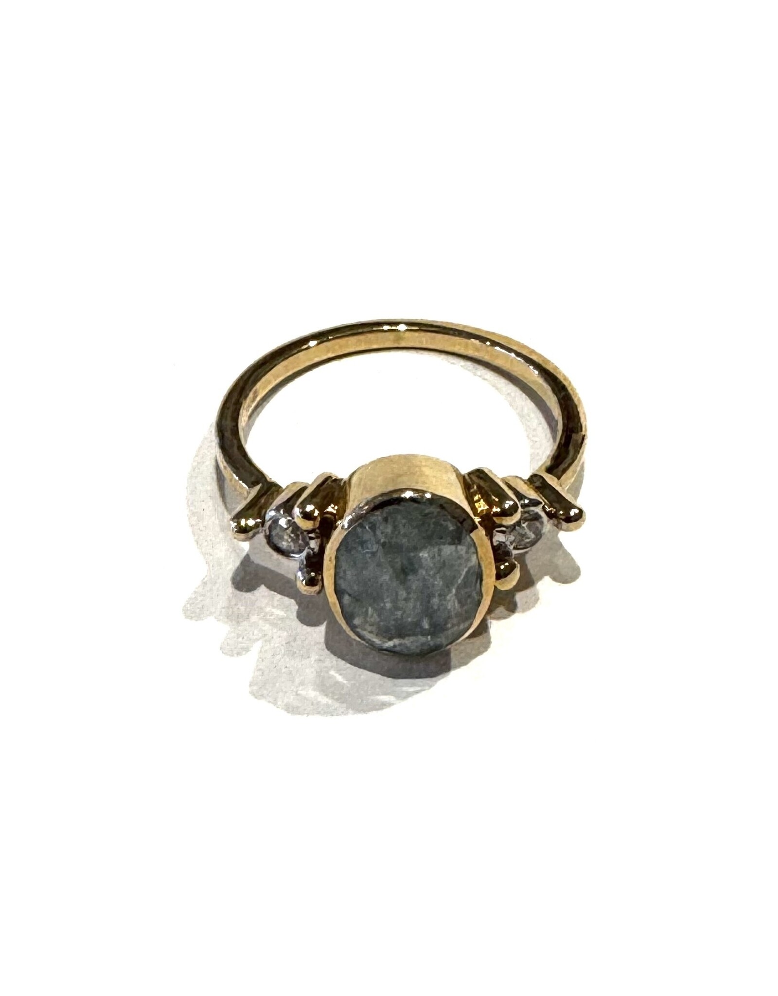 Bo Gold Ring - Gold - Kyanite - Diamond