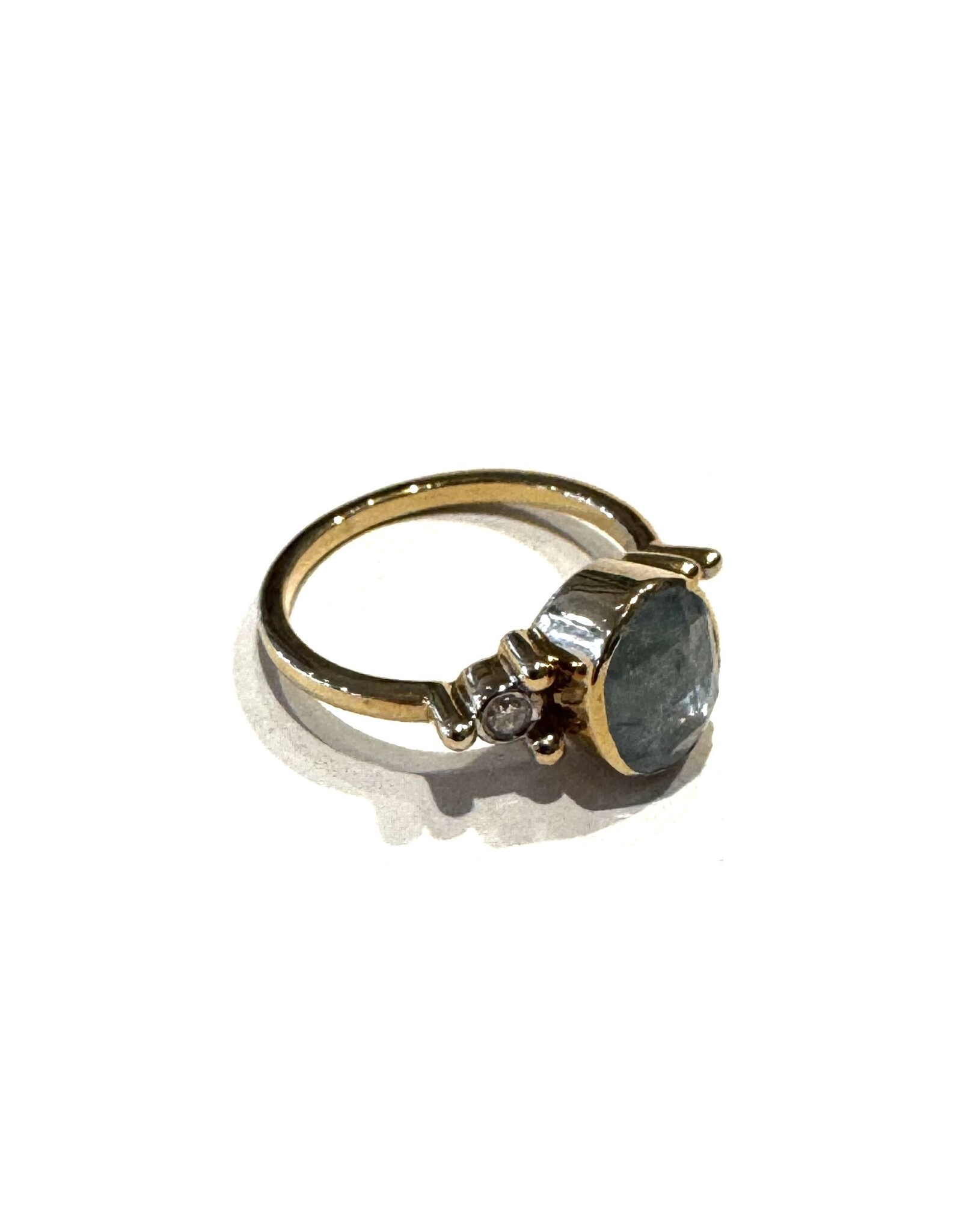 Bo Gold Ring - Gold - Kyanite - Diamond