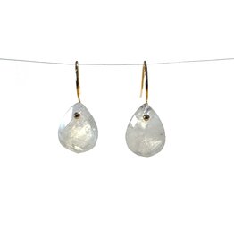 Bo Gold Earrings - Gold - Moonstone
