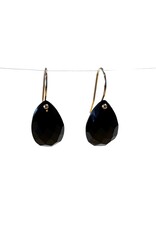 Bo Gold Earrings - Gold - Onyx