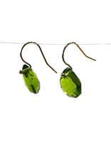 Bo Gold Oorbellen - Goud - Groene Kwarts