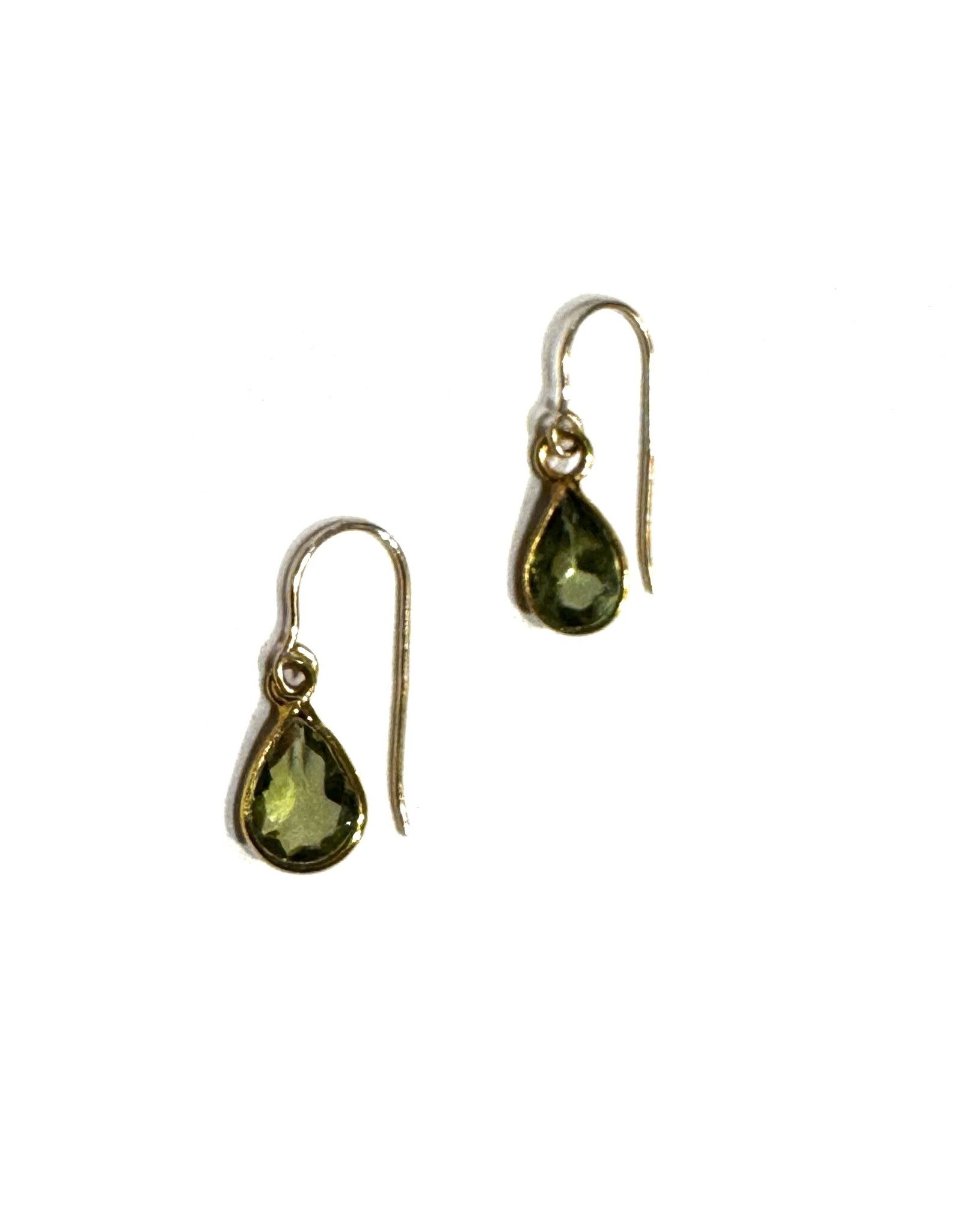 Bo Gold Earrings - Gold - Peridot