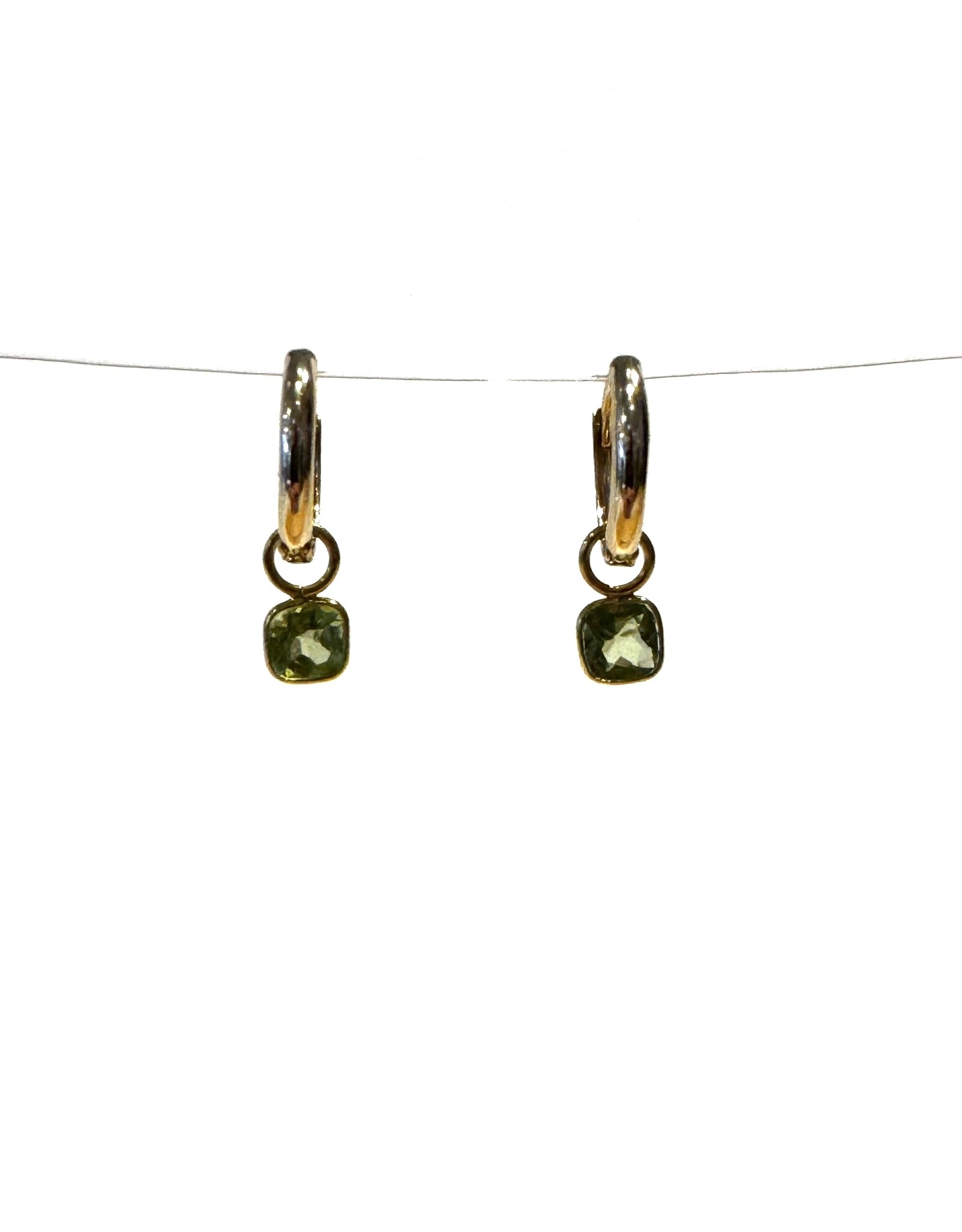 Bo Gold Earrings - Gold - Peridot