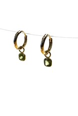 Bo Gold Earrings - Gold - Peridot