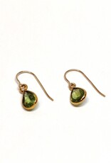 Bo Gold Oorbellen - Goud - Peridot