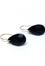 Bo Gold Earrings - Gold - Onyx