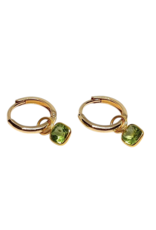 Bo Gold Earrings - Gold - Peridot