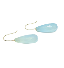 Bo Gold Earrings - Gold - Calcedony