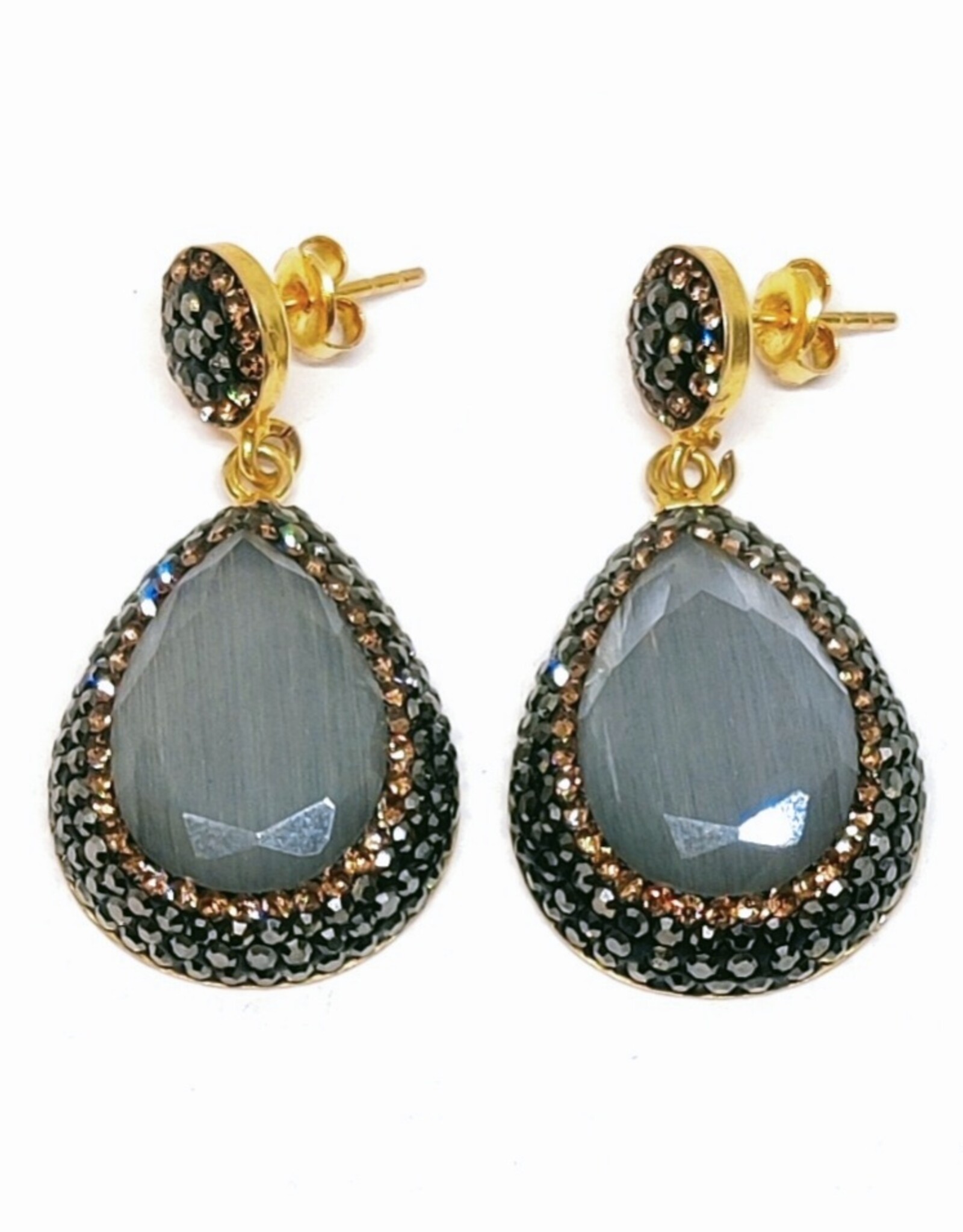 Sarah Lou Earrings - Cat eye