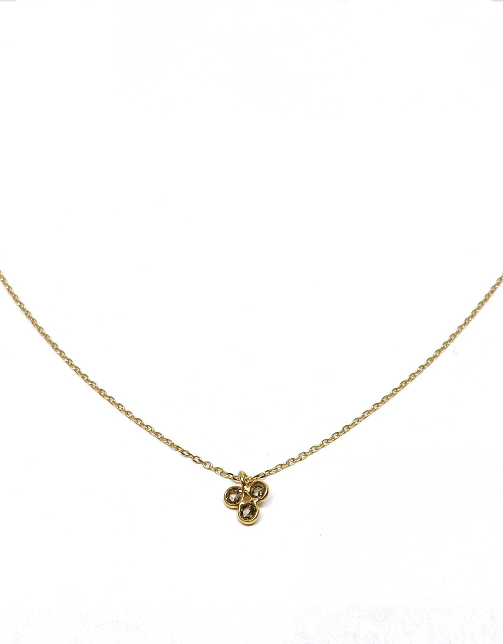 Bo Gold Ketting - Goud - Diamantjes