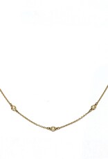 Navarro Necklace - Gold - Diamond