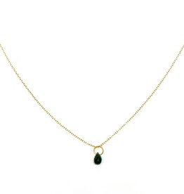 Bo Gold Ketting - Goud - Safier