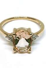 Bo Gold Ring - Gold - Morganite - Diamond