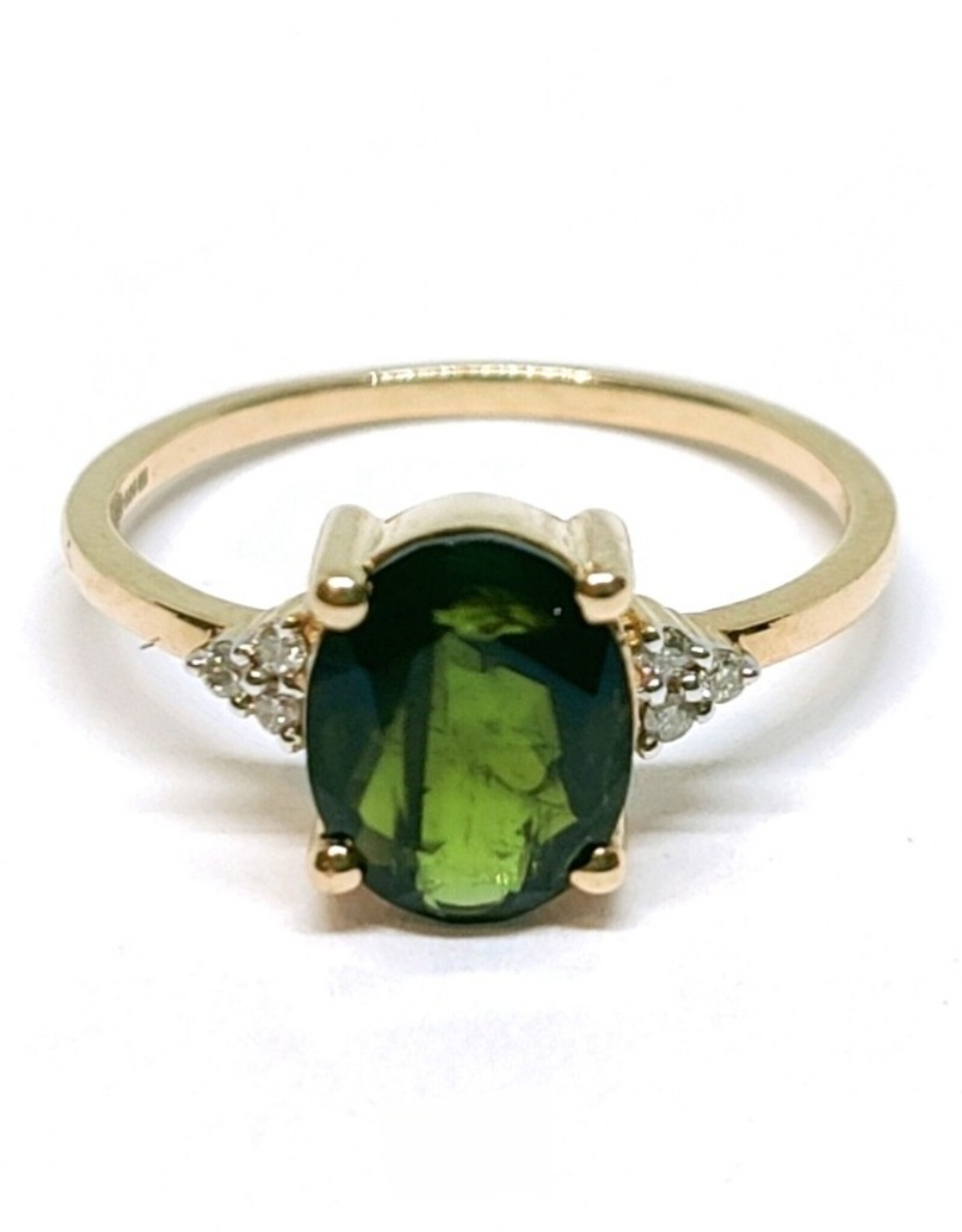 Bo Gold Ring - Gold - Tourmaline - Diamond