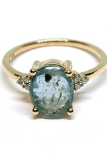 Bo Gold Ring - Goud - Kyaniet - Diamant