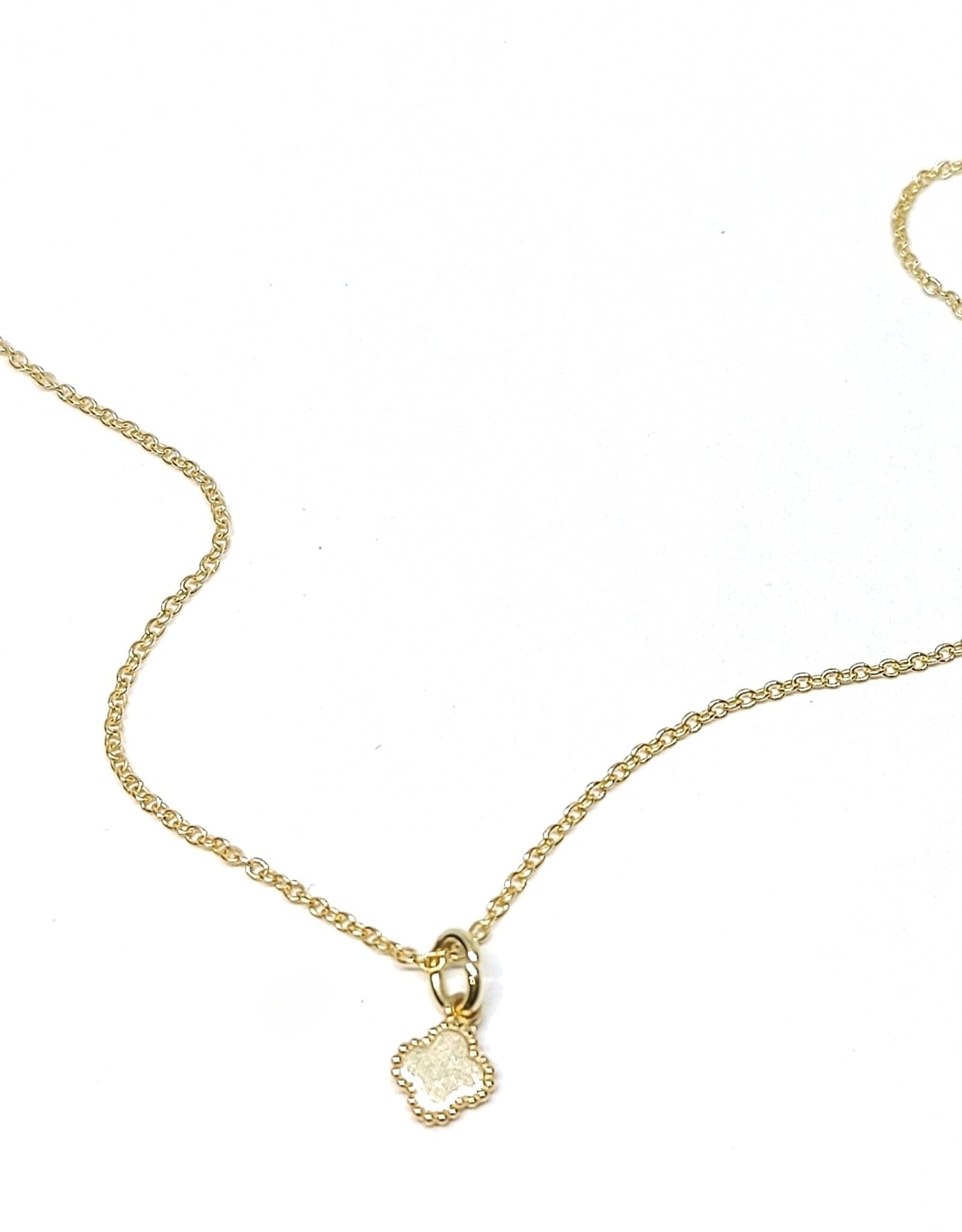 Bo Gold Necklace - Gold - Clover