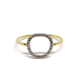 Bo Gold Ring - Gold - Diamonds