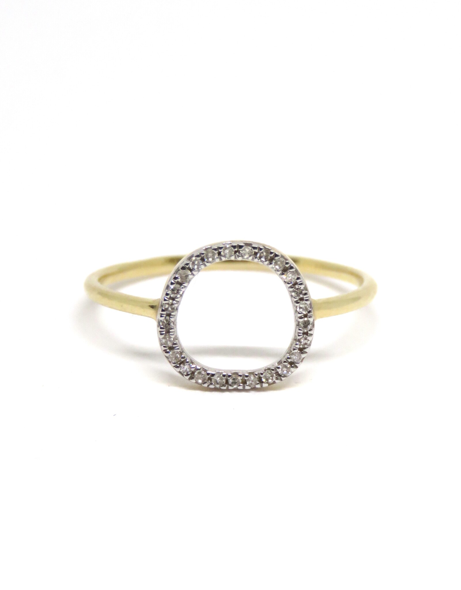 Bo Gold Ring - Goud - Diamantjes