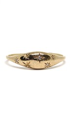 Bo Gold Ring - Gold - Diamonds