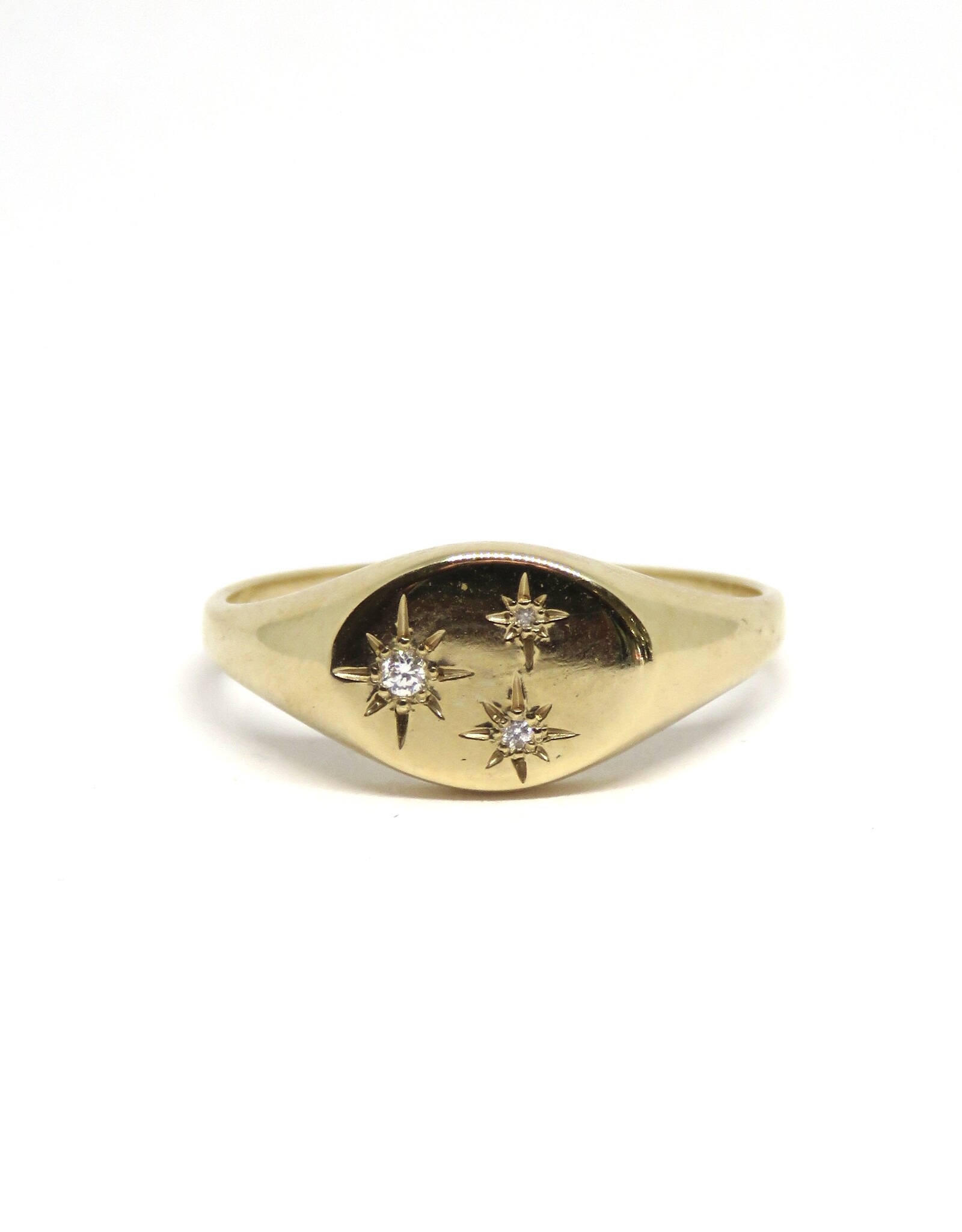 Bo Gold Ring - Gold - Diamonds