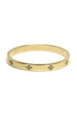 Bo Gold Ring - Goud  - Diamantjes