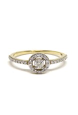 Bo Gold Ring - Gold  - Diamonds