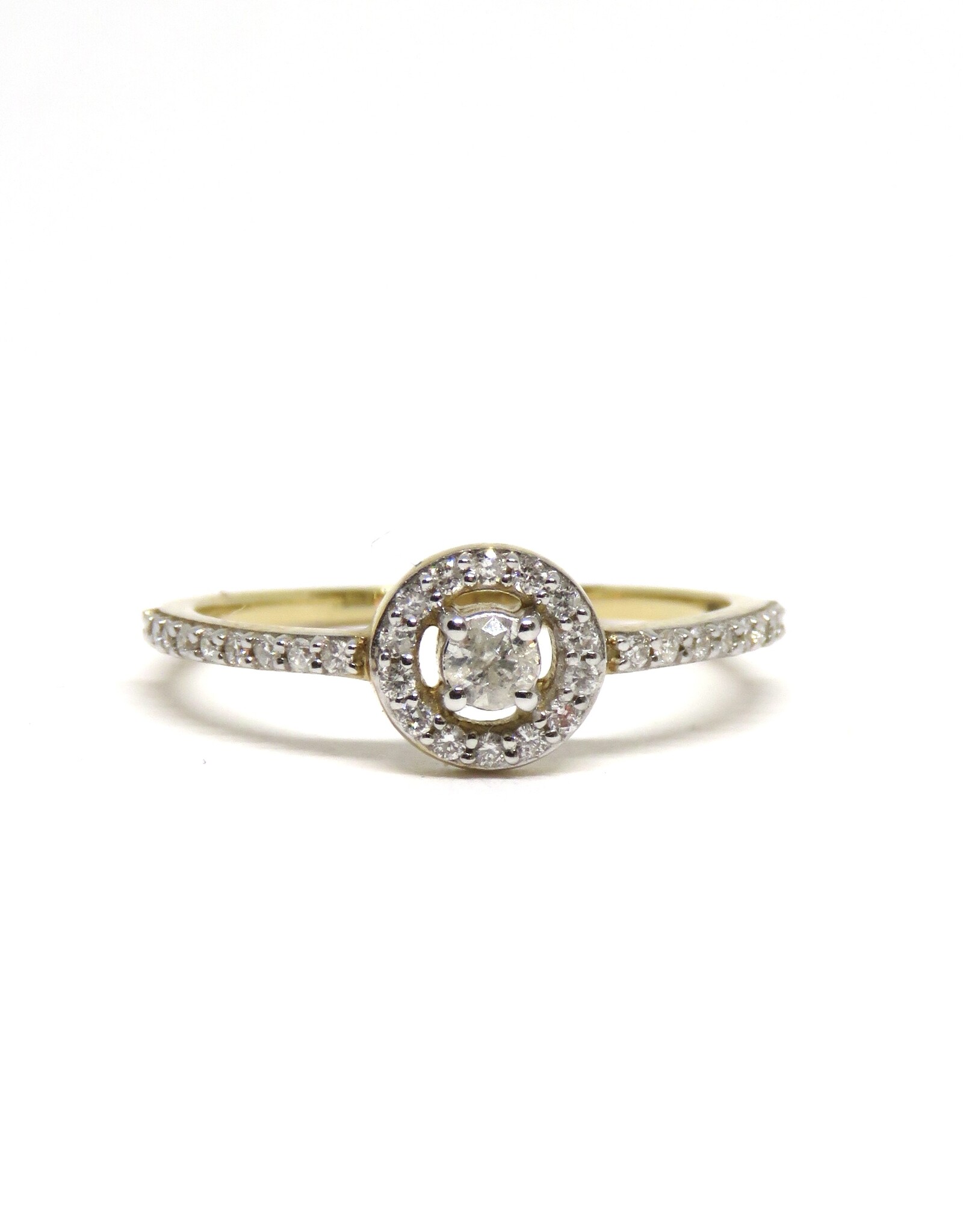 Bo Gold Ring - Gold  - Diamonds