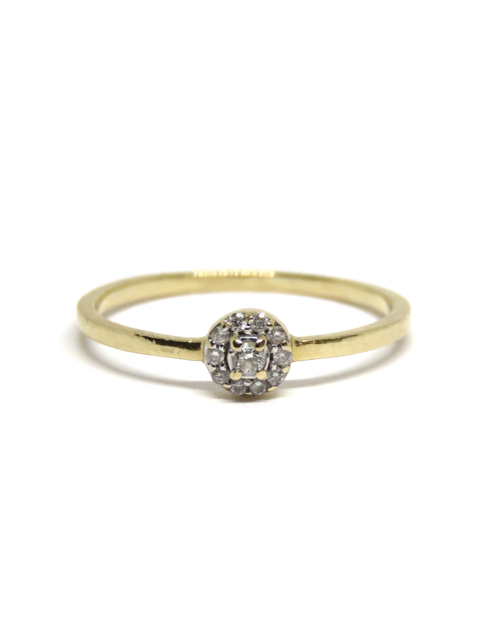Bo Gold Ring - Gold - Diamonds