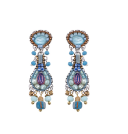Ayala Bar Earrings Blue Bird
