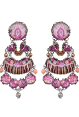 Ayala Bar Earrings Rose Embrace