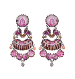 Ayala Bar Earrings Rose Embrace
