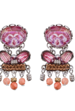Ayala Bar Earrings Rose Embrace