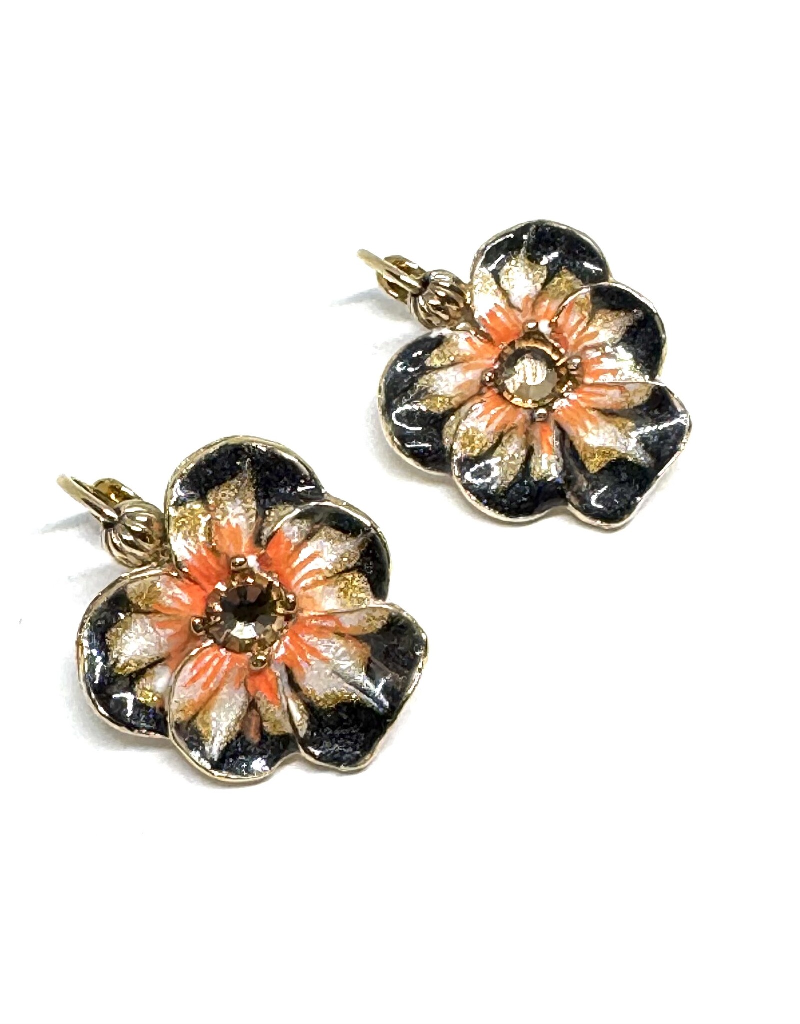 GAS Bijoux Oorbellen - Pensee Enamel