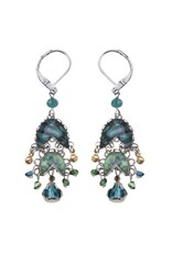 Ayala Bar Earrings Emerald Reflection Set, Silvenia