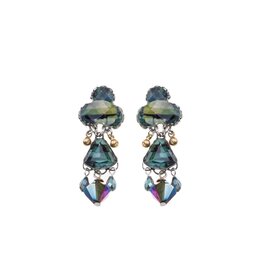Ayala Bar Earrings Emerald Reflection Set, Lumverde