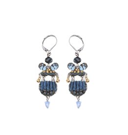 Ayala Bar Earrings Indigo Summits Set, Leila