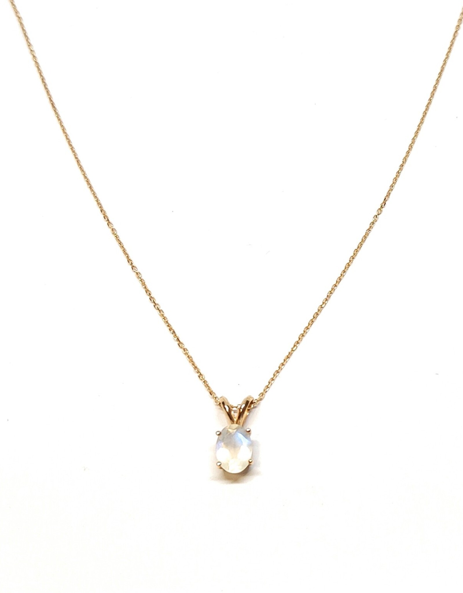 Bo Gold Ketting - Goud - Maansteen
