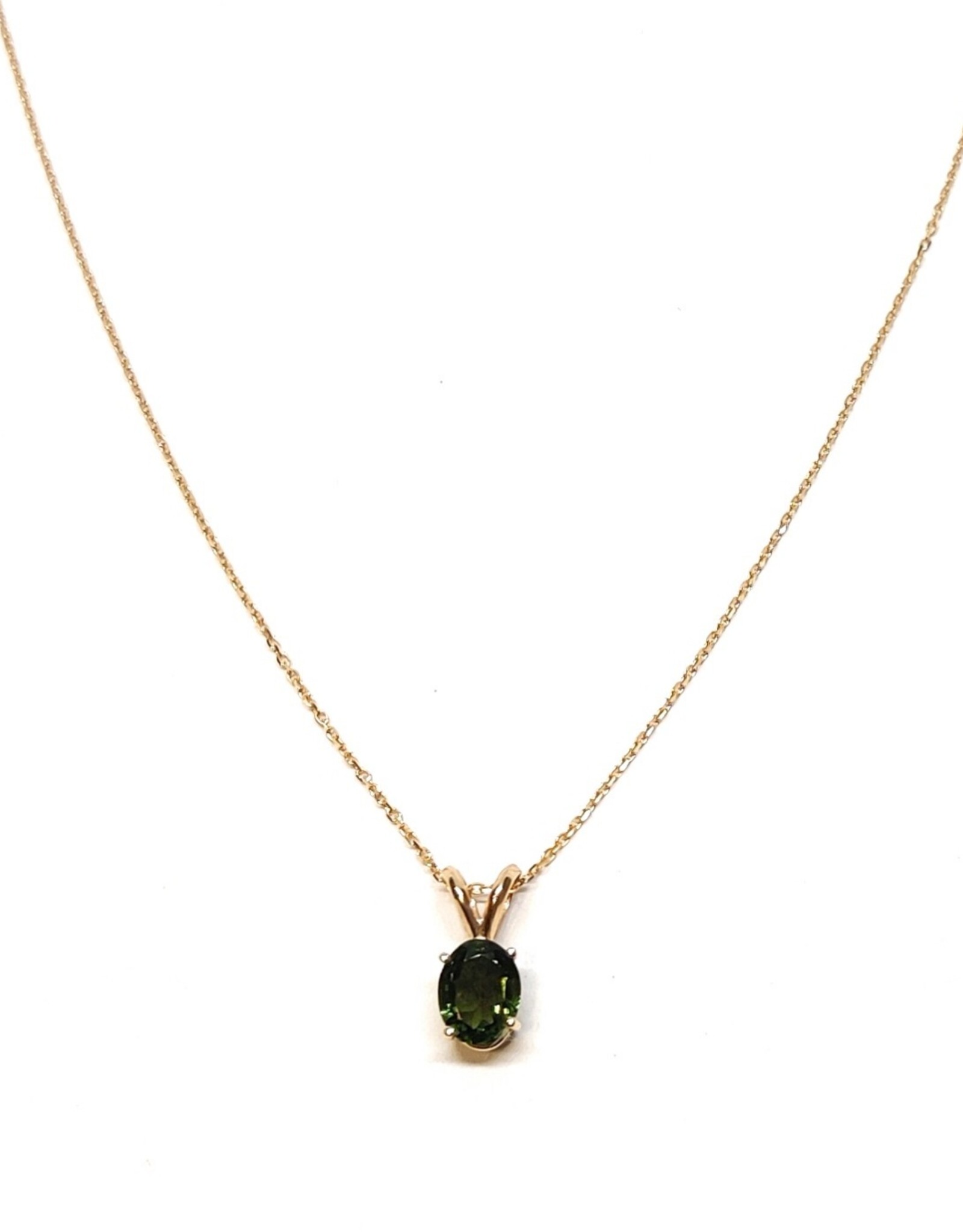 Bo Gold Ketting - Goud - Tourmalijn