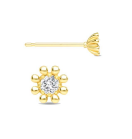 Bo Gold Earrings - Gold - Diamond - Copy - Copy