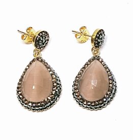 Sarah Lou Earrings - Cat eye