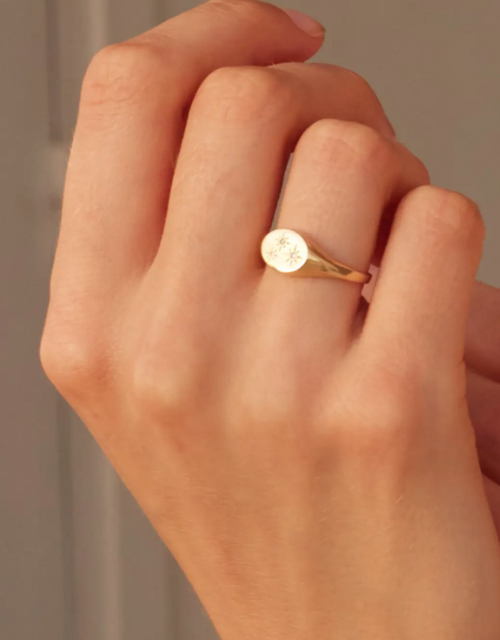 Eikosi Dyo Ring - Gold - Diamonds