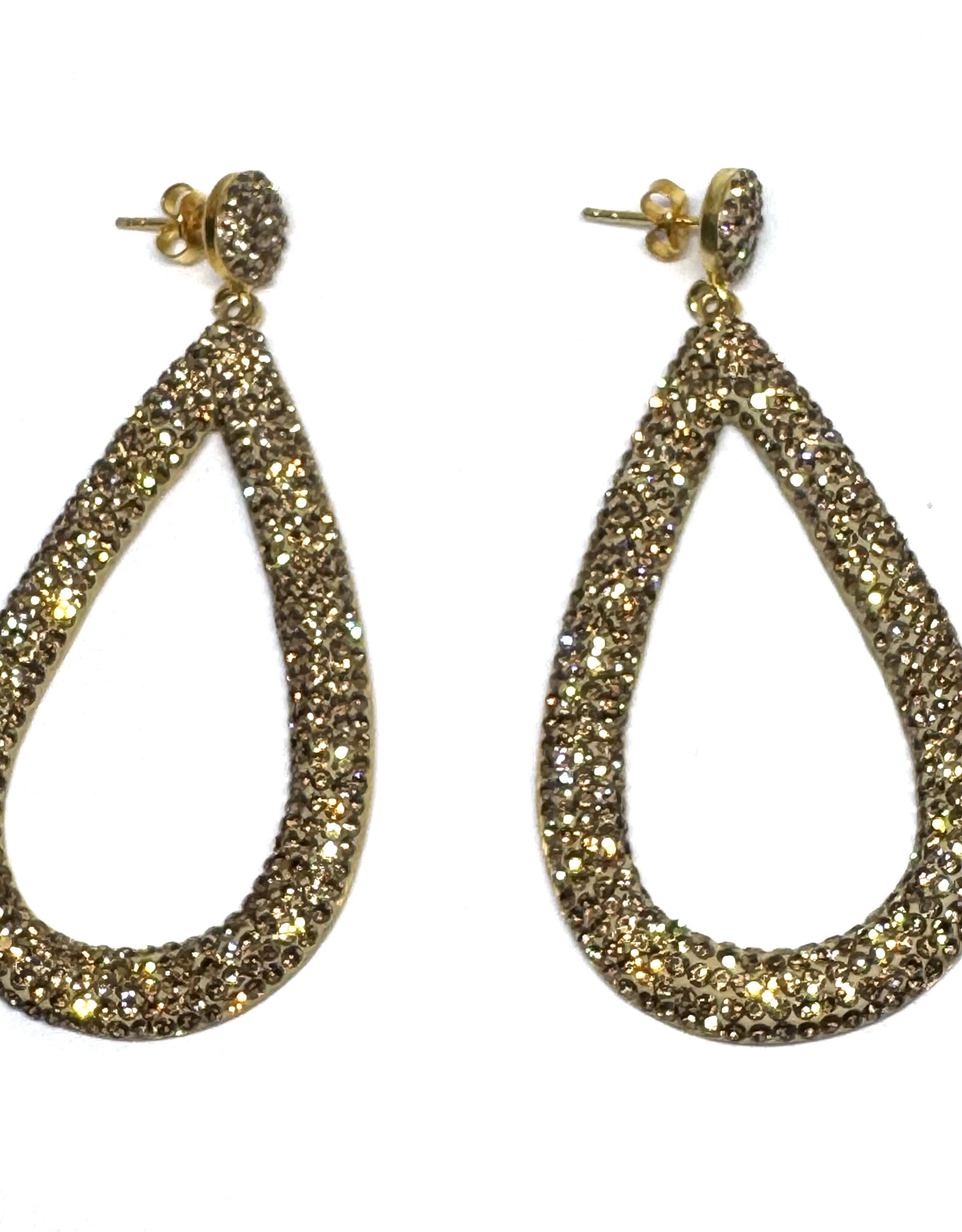 Sarah Lou Oorbellen - Strass Groot