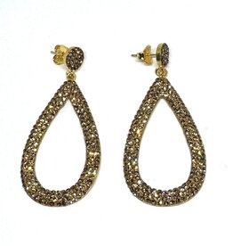 Sarah Lou Earrings - Strass