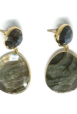 Sarah Lou Earrings - Labradorite