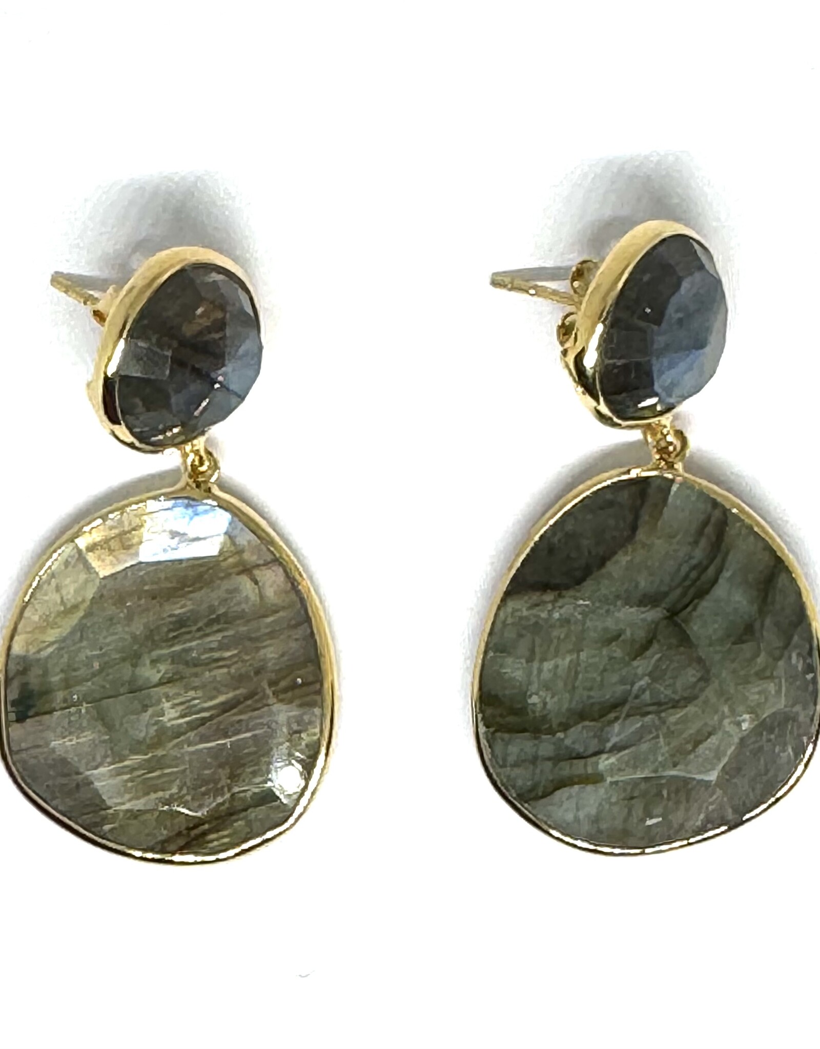Sarah Lou Earrings - Labradorite