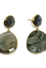 Sarah Lou Earrings - Labradorite